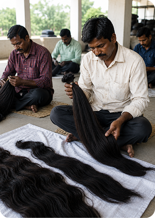 raw hair collection