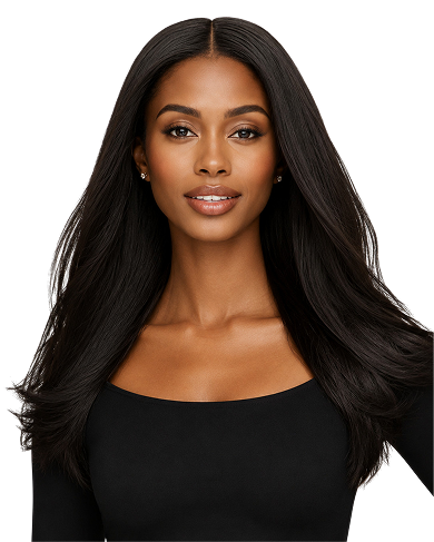 straight hair