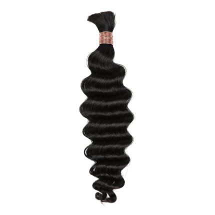 bulk hair loose wave braiding