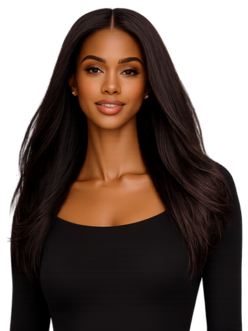 straight hair